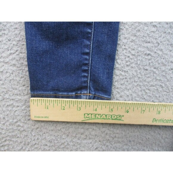MADEWELL Curvy Fit Blue Stretch Denim High-Rise 5-Pockets Skinny Jeans Sz 27 - Picture 7 of 9